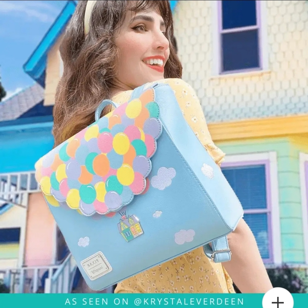 Up House Loungefly Backpack and Wallet